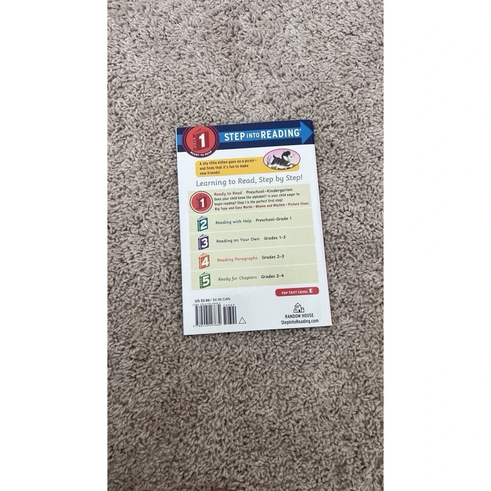 The Shy Little Kitten, Step Into Reading Step 1, By Kristen Depken, Paperback